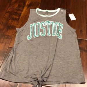 NWT Girls Justice Tank 14/16